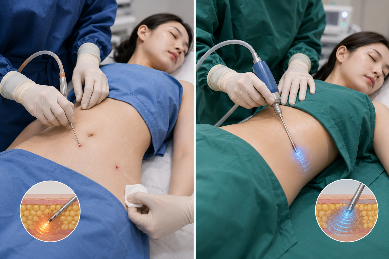 LAMS vs Vaser Liposuction: Perbedaan Teknologi, Recovery, dan Hasilnya