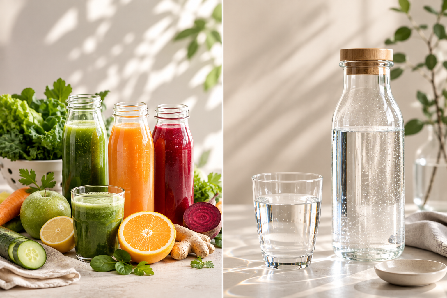 Fakta dan Mitos Water Fasting dan Juice Detox