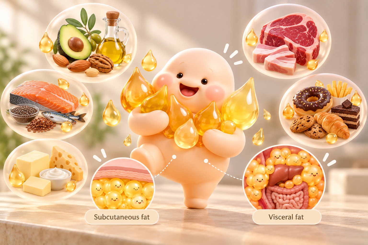 Not All Fat Is the Same: Understanding Different Types of Fat and How to Manage Them